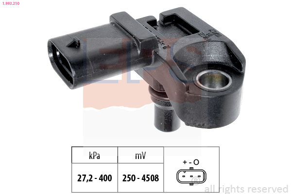 Uitlaatgasdruk sensor EPS 1.993.210