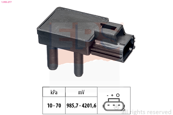 Uitlaatgasdruk sensor EPS 1.993.277