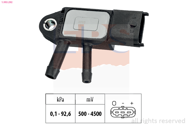 Uitlaatgasdruk sensor EPS 1.993.292