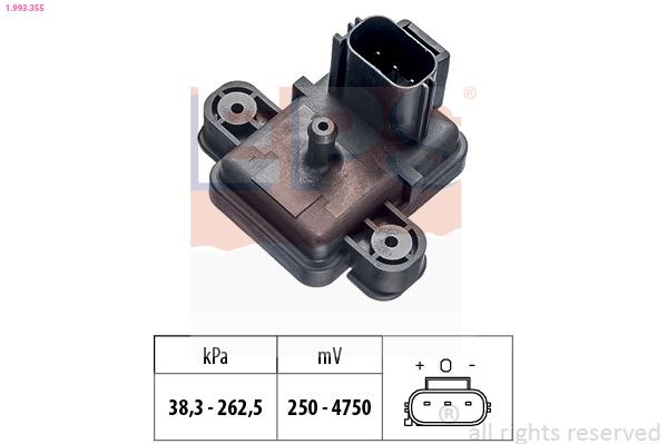 MAP sensor EPS 1.993.355