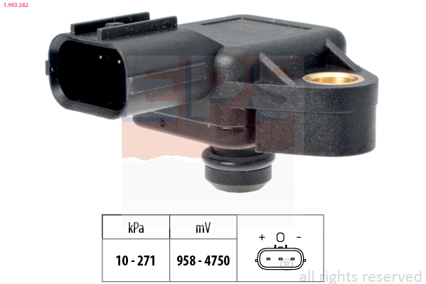 MAP sensor EPS 1.993.382