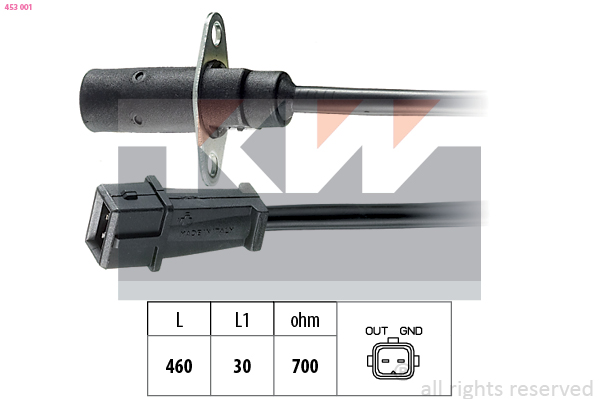 Krukas positiesensor KW 453 001