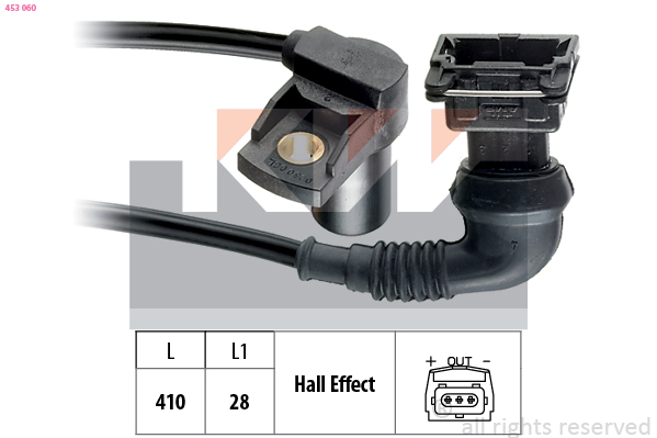 Nokkenas positiesensor KW 453 060