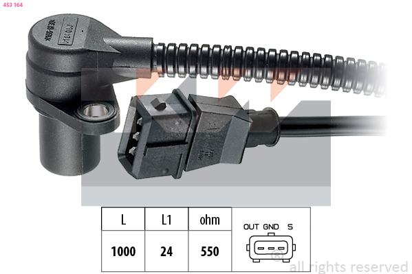 Krukas positiesensor KW 453 164