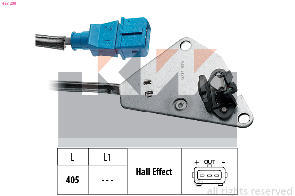 Nokkenas positiesensor KW 453 208