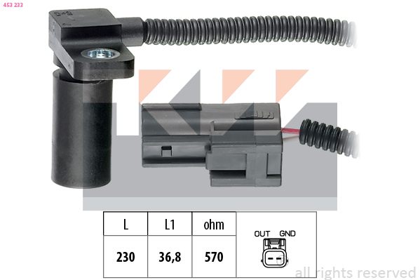 Toerentalsensor KW 453 233