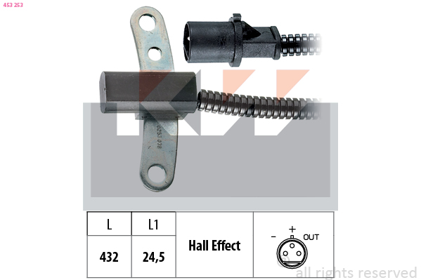 Krukas positiesensor KW 453 253