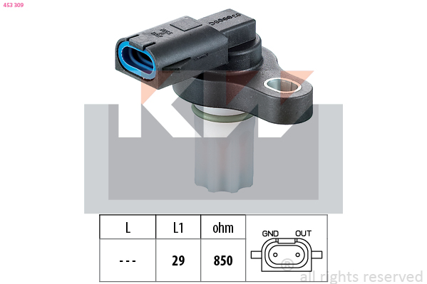 Toerentalsensor KW 453 309