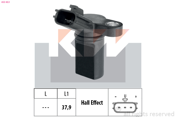 Nokkenas positiesensor KW 453 453