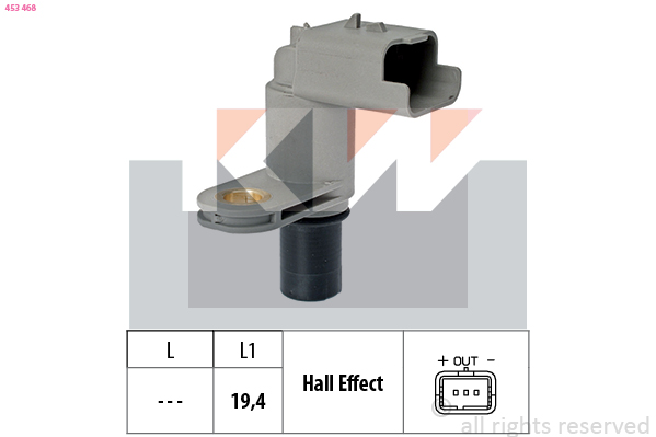 Nokkenas positiesensor KW 453 468