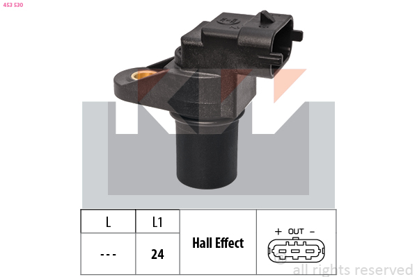 Nokkenas positiesensor KW 453 530