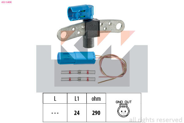 Krukas positiesensor KW 453 540K