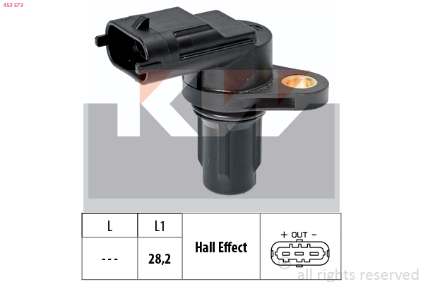 Nokkenas positiesensor KW 453 573