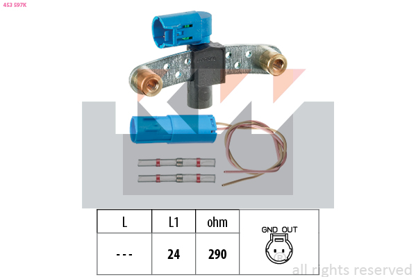 Krukas positiesensor KW 453 597K