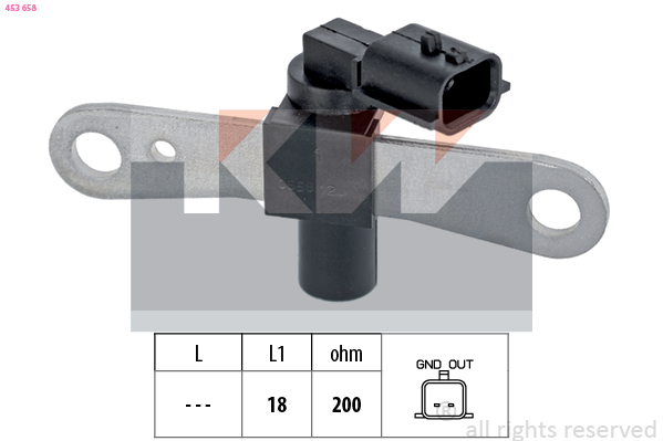 Krukas positiesensor KW 453 658