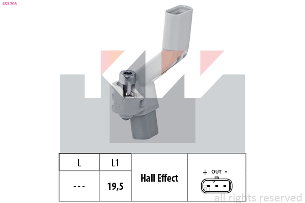 Krukas positiesensor KW 453 708