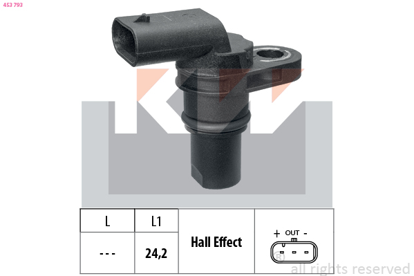 Nokkenas positiesensor KW 453 793