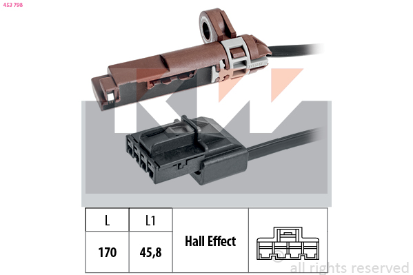 Toerentalsensor KW 453 798