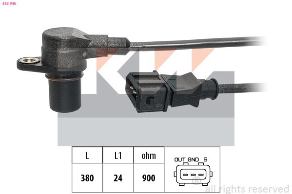 Krukas positiesensor KW 453 846