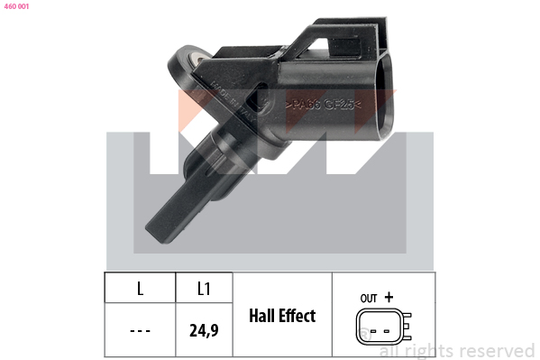 ABS sensor KW 460 001