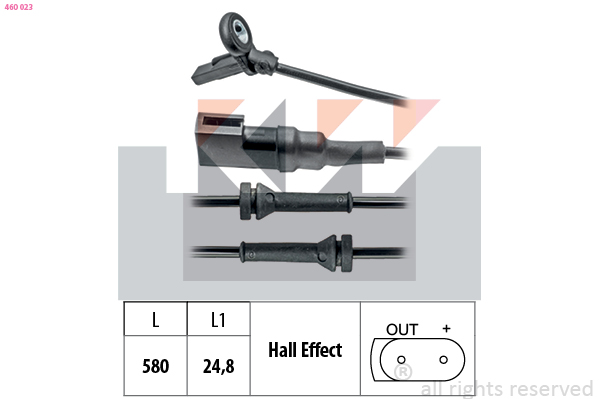 ABS sensor KW 460 023
