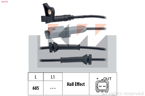 ABS sensor KW 460 035