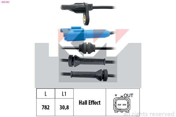 ABS sensor KW 460 061