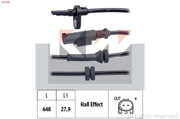 ABS sensor KW 460 088