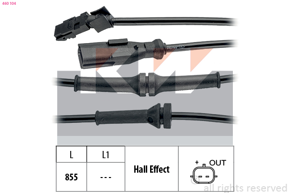 ABS sensor KW 460 104