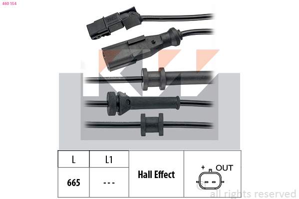 ABS sensor KW 460 154