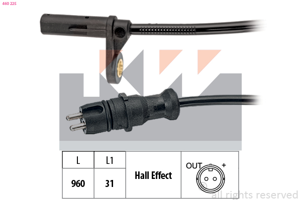 ABS sensor KW 460 225