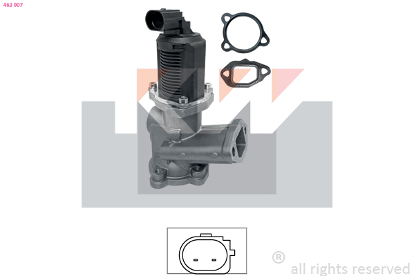 EGR-klep KW 463 007