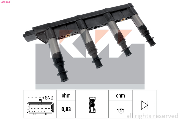 Bobine KW 470 483