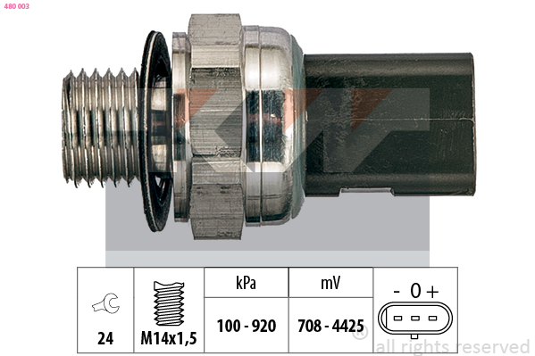 Oliedruksensor KW 480 003