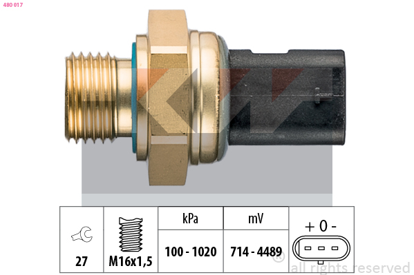 Oliedruksensor KW 480 017