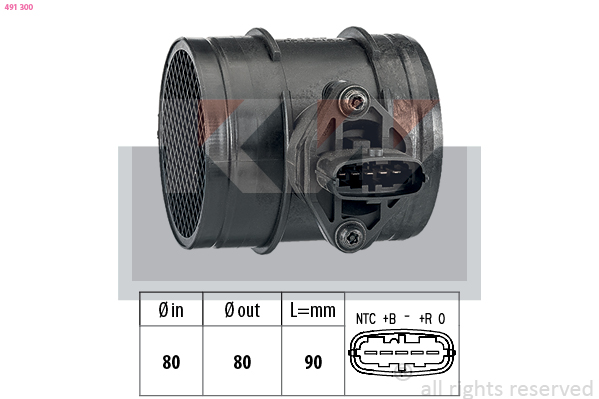 Luchtmassameter KW 491 300