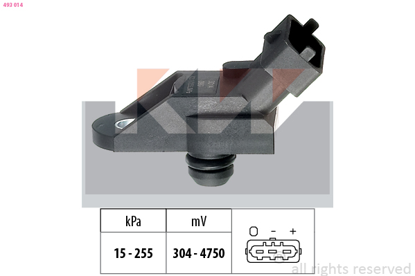 Vuldruk sensor KW 493 014