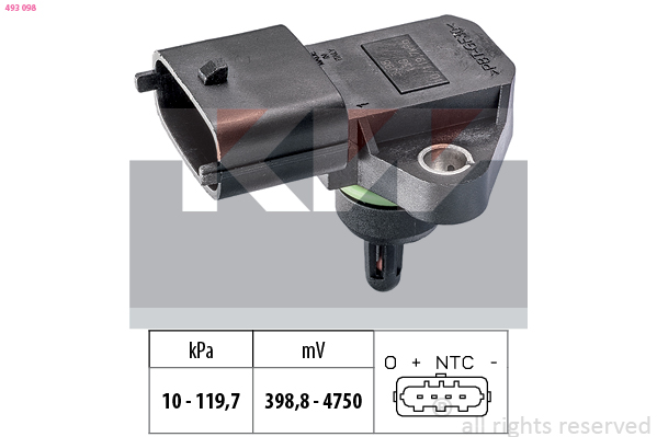 MAP sensor KW 493 098