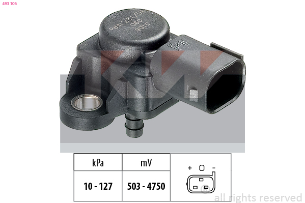 Vuldruk sensor KW 493 106