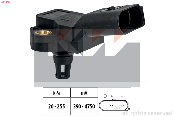 Vuldruk sensor KW 493 188