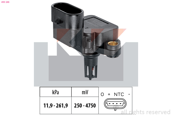 Vuldruk sensor KW 493 245