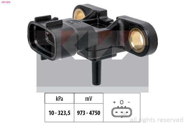 Vuldruk sensor KW 493 408