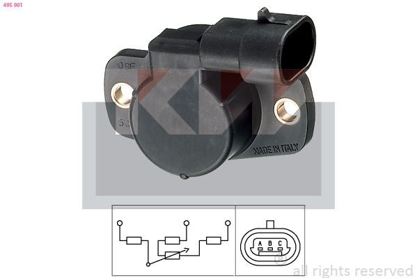 Sensor diverse KW 495 001