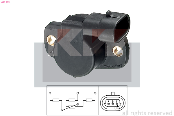 Sensor diverse KW 495 093