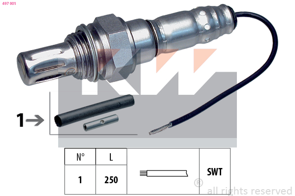 Lambda-sonde KW 497 001