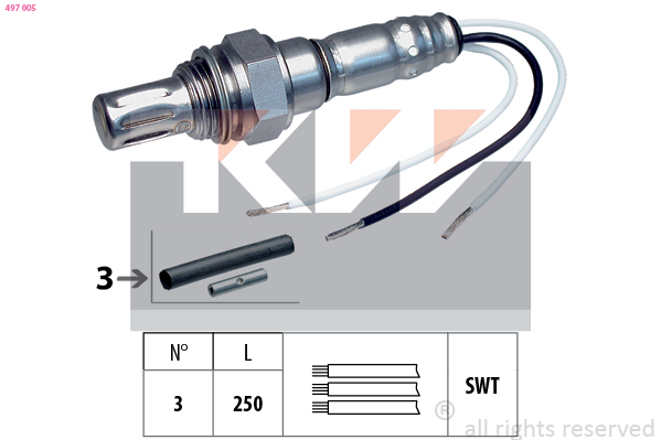 Lambda-sonde KW 497 005