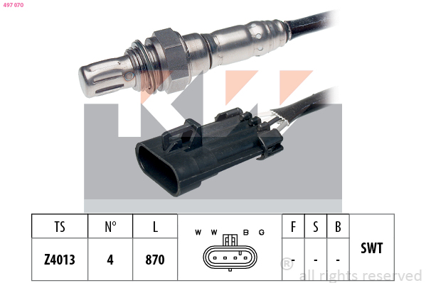 Lambda-sonde KW 497 070