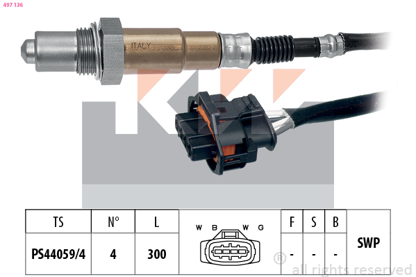 Lambda-sonde KW 497 136