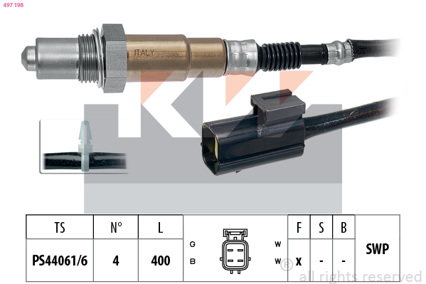 Lambda-sonde KW 497 198