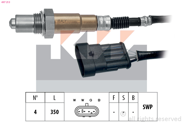 Lambda-sonde KW 497 213